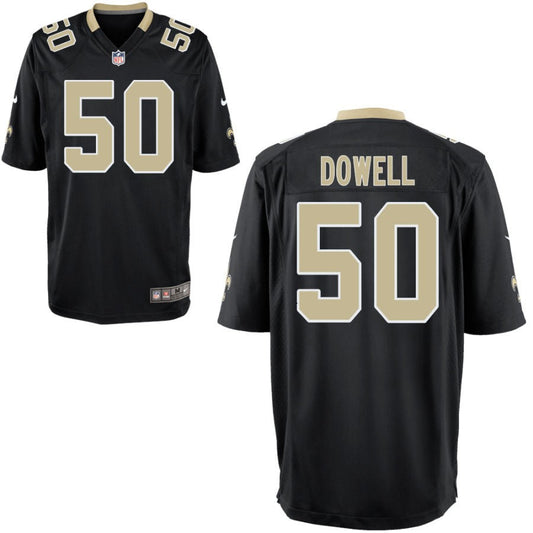 Andrew Dowell New Orleans Saints Nike Youth Game Jersey - Black