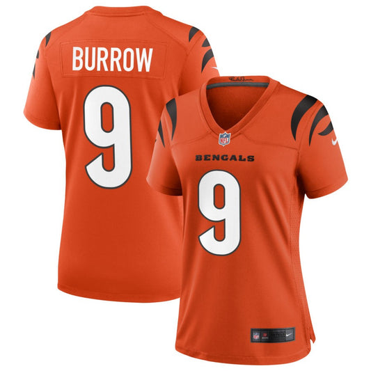 Joe Burrow Cincinnati Bengals Nike Women's Alternate Game Jersey - Orange