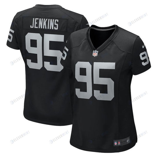 John Jenkins 95 Las Vegas Raiders Women's Game Jersey - Black