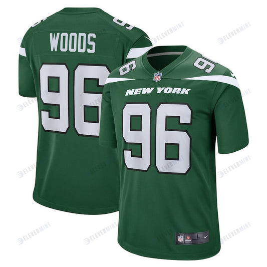 Al Woods 96 New York Jets Men Game Jersey - Gotham Green