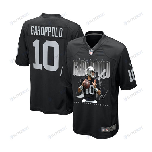 Jimmy Garoppolo 10 Las Vegas Raiders Drive to Victory Game YOUTH Jersey - Black