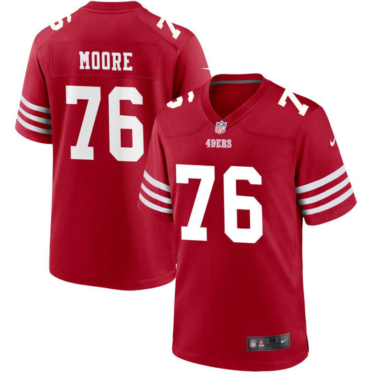 Jaylon Moore San Francisco 49ers Nike Youth Game Jersey - Scarlet