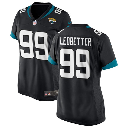 Jeremiah Ledbetter Jacksonville Jaguars Nike Women's Jersey - Black