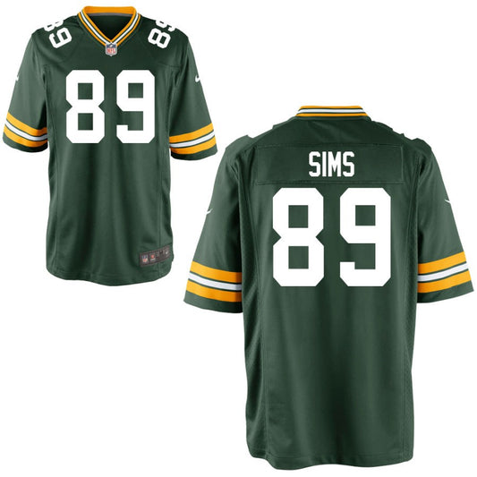 Ben Sims Green Bay Packers Nike Youth Game Jersey - Green