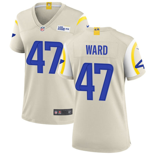 Alex Ward Nike Los Angeles Rams Women's Game Jersey - Bone