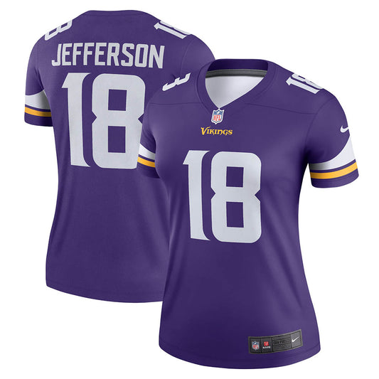 Women's Minnesota Vikings Justin Jefferson Legend Jersey Purple