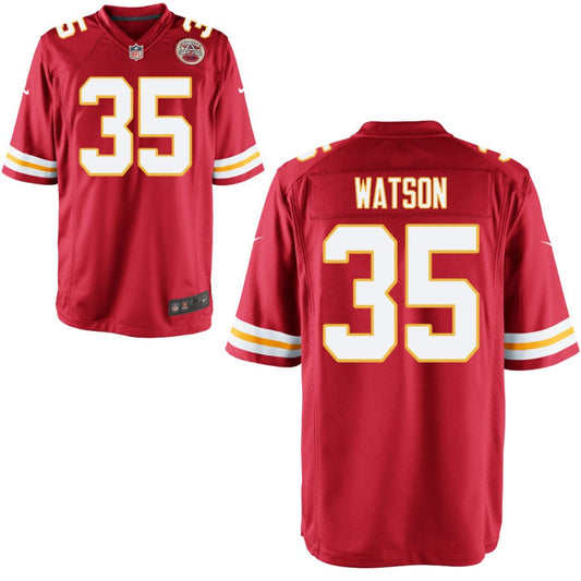 Jaylen Watson Kansas City Chiefs Nike Youth Game Jersey - Red