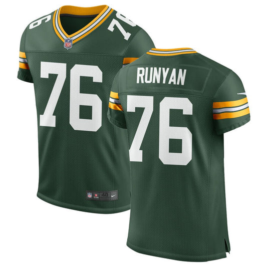 Jon Runyan Green Bay Packers Nike Classic Elite Jersey - Green