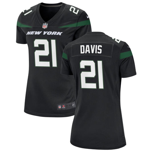 Ashtyn Davis New York Jets Nike Women's Alternate Game Jersey - Stealth Black