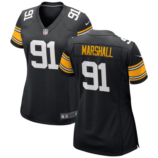 Jonathan Marshall Pittsburgh Steelers Nike Women's Alternate Game Jersey - Black