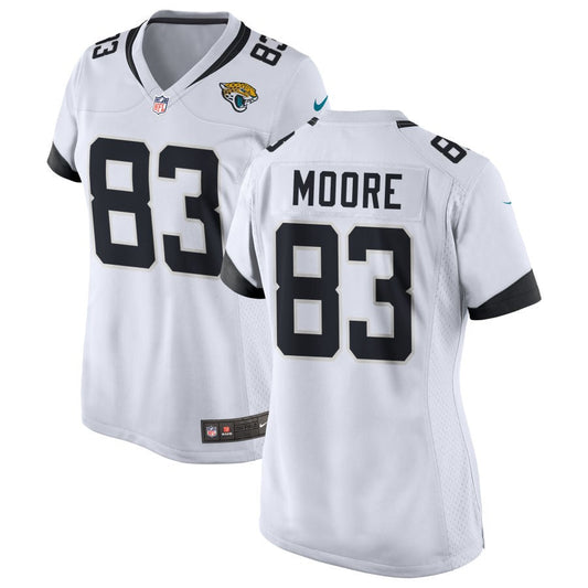 Jaylon Moore Jacksonville Jaguars Nike Women's Game Jersey - White