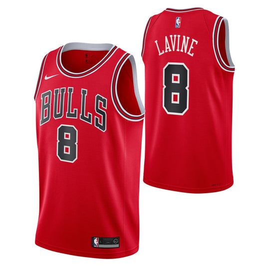 Youth Chicago Bulls Zach Lavine Red Swingman Icon Jersey