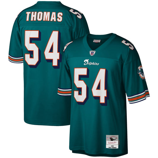 Zach Thomas Miami Dolphins Mitchell & Ness 2006 Legacy Replica Jersey - Aqua