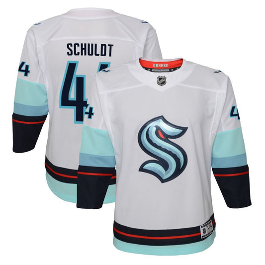 Jimmy Schuldt Seattle Kraken Youth Away Premier Jersey - White