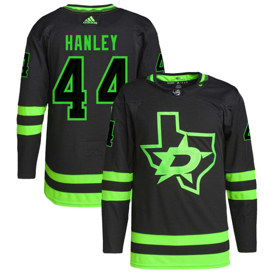 Joel Hanley Dallas Stars adidas Alternate Primegreen Authentic Pro Jersey - Black