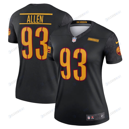 Jonathan Allen 93 Washington Commanders Women's Alternate Legend Jersey - Black