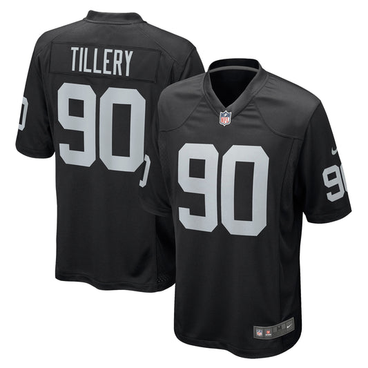 Jerry Tillery Las Vegas Raiders Nike Game Player Jersey - Black