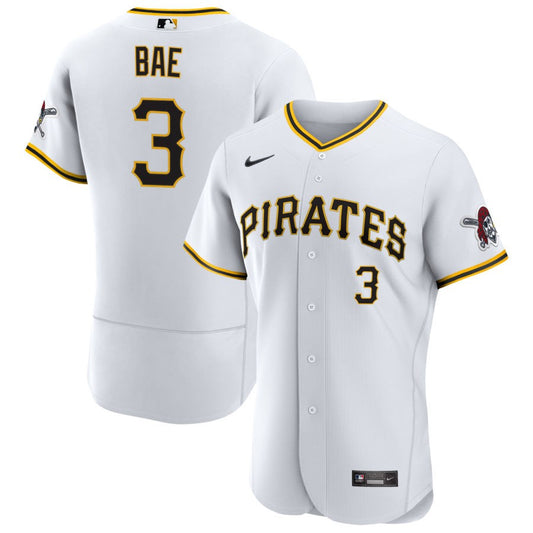 Ji Hwan Bae Pittsburgh Pirates Nike Home Authentic Jersey - White