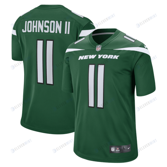 Jermaine Johnson II 11 New York Jets Men Game Jersey - Gotham Green