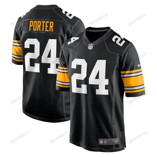 Joey Porter Jr. 24 Pittsburgh Steelers Men's Alternate Game Jersey - Black