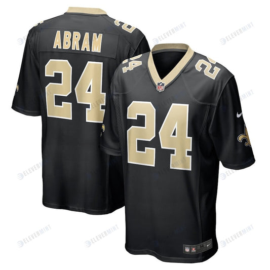 Johnathan Abram 24 New Orleans Saints Men Game Jersey - Black