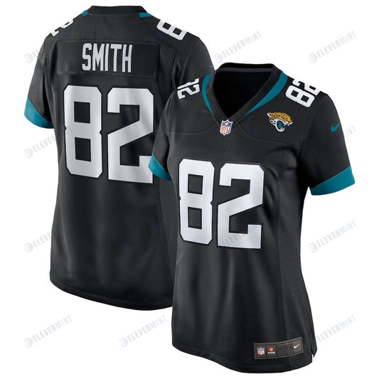 Jimmy Smith 82 Jacksonville Jaguars Women Game Retired Jersey - Black