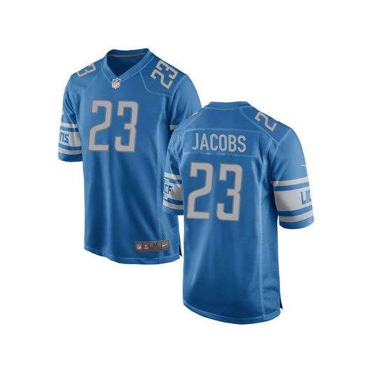 Jerry Jacobs Detroit Lions Nike Youth Team Color Game Jersey - Blue