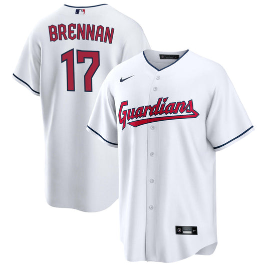 Will Brennan Cleveland Guardians Nike Replica Jersey - White