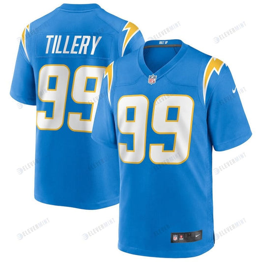 Jerry Tillery 99 Los Angeles Chargers Game Jersey - Powder Blue