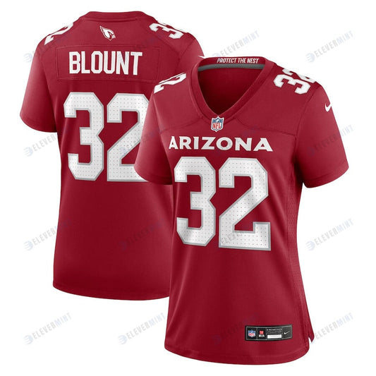 Joey Blount 32 Arizona Cardinals Women Game Jersey - Cardinal