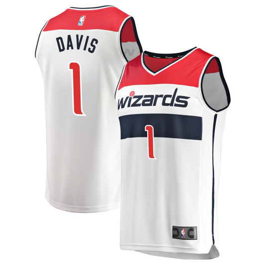 Johnny Davis Washington Wizards Fanatics Branded Fast Break Replica Jersey - Association Edition - White