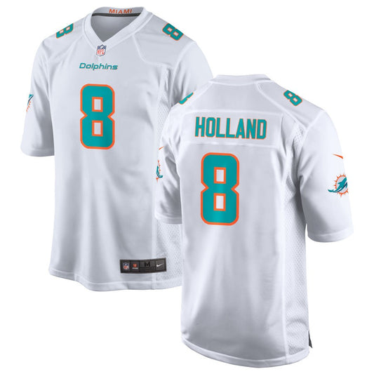 Jevon Holland Miami Dolphins Nike Game Jersey - White