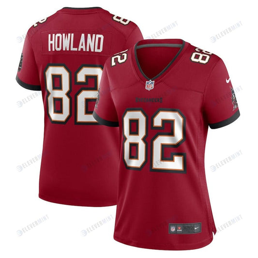 JJ Howland Tampa Bay Buccaneers Women's Game Player Jersey - Red