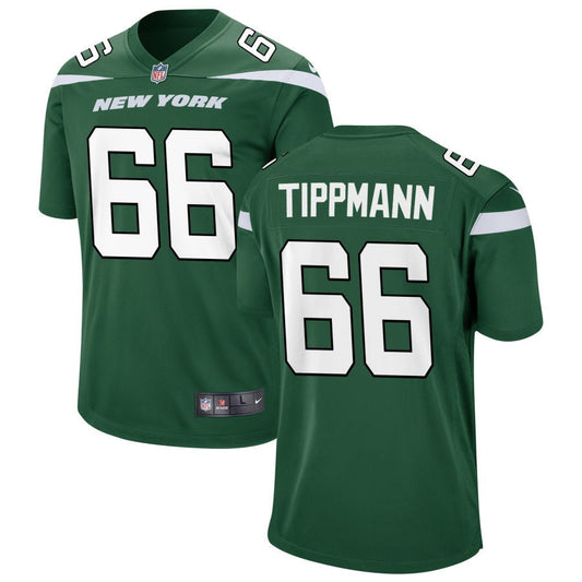 Joe Tippmann New York Jets Nike Game Jersey - Gotham Green