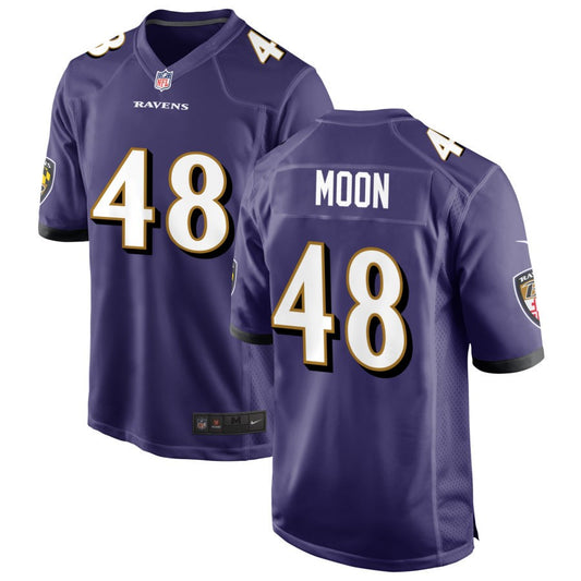 Jeremiah Moon Baltimore Ravens Nike Game Jersey - White