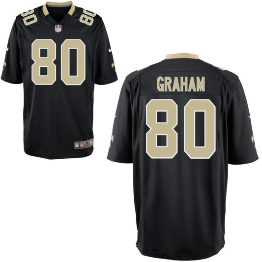 Jimmy Graham New Orleans Saints Nike Youth Game Jersey - Black