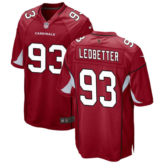 Jonathan Ledbetter Arizona Cardinals Nike Game Jersey - Cardinal