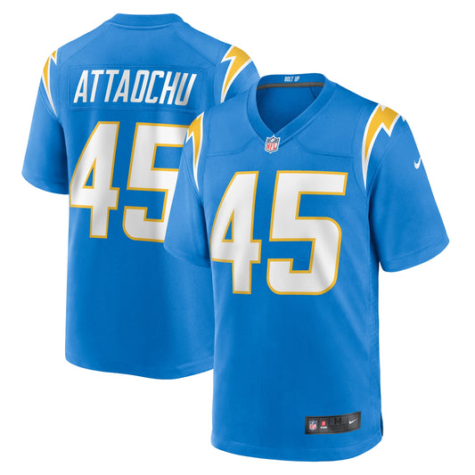 Jeremiah Attaochu Los Angeles Chargers Nike Home Game Player Jersey - Powder Blue