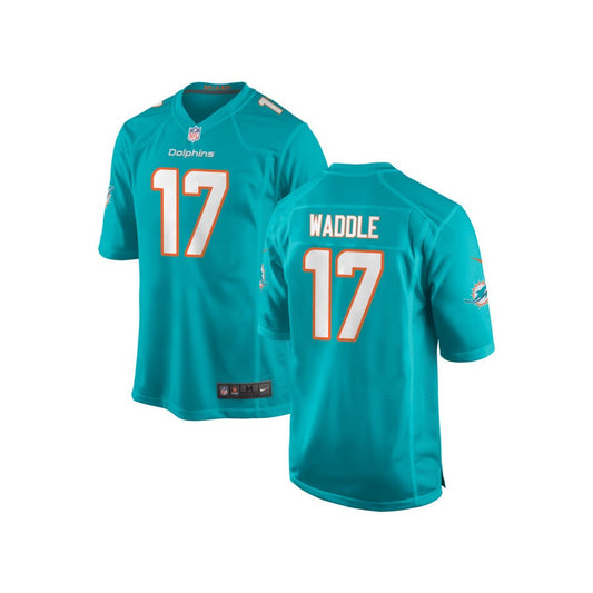 Jaylen Waddle Miami Dolphins Nike Youth Game Jersey - Aqua