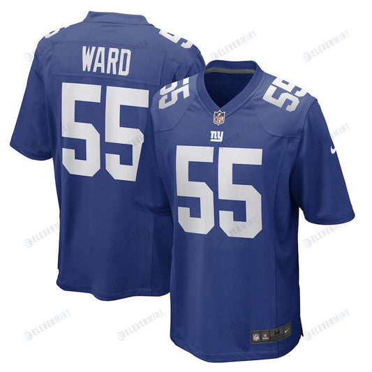 Jihad Ward New York Giants Game Player Jersey - Royal