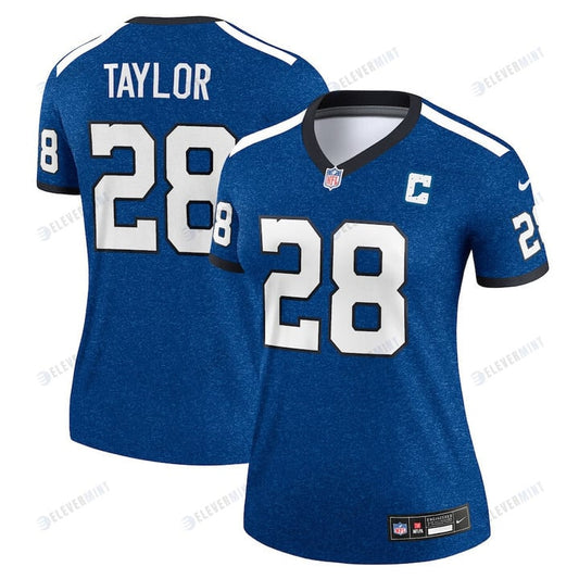 Jonathan Taylor 28 Indianapolis Colts Women Alternate Legend Jersey - Royal