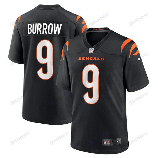 Joe Burrow 9 Cincinnati Bengals Game Jersey - Black