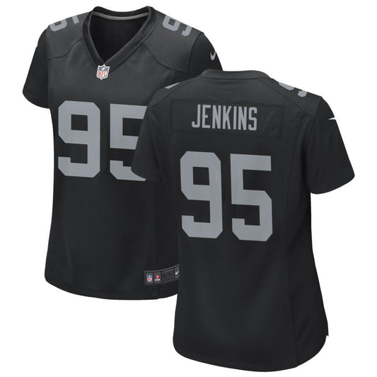 John Jenkins Las Vegas Raiders Nike Women's Game Jersey - Black