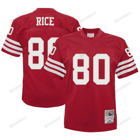 Jerry Rice 80 San Francisco 49ers Mitchell & Ness Infant 1990 Retired Legacy Jersey - Scarlet