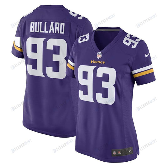 Jonathan Bullard Minnesota Vikings Women's Game Player Jersey - Purple