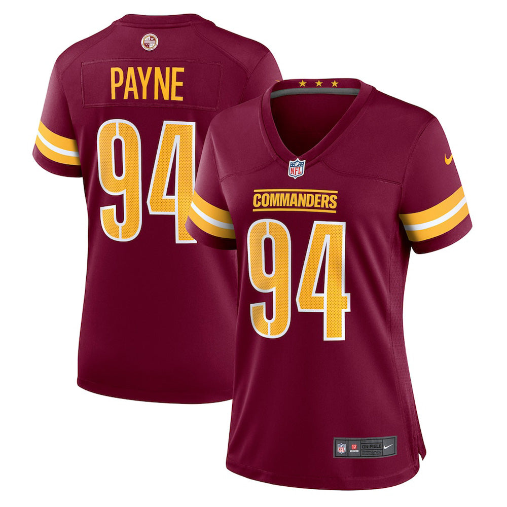 Women's Washington Commanders DaRon Payne Game Jersey - Burgundy