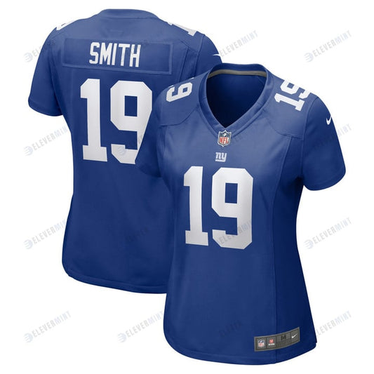 Jeff Smith 19 New York Giants Women's Game Jersey - Royal