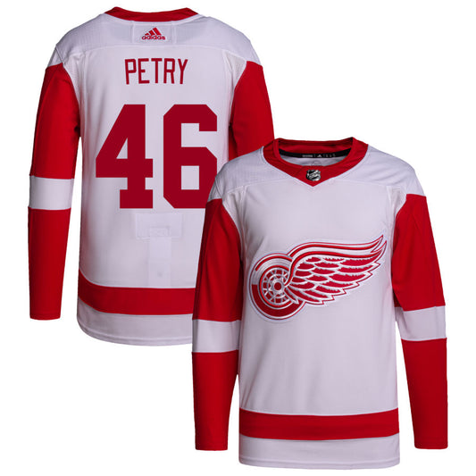 Jeff Petry Detroit Red Wings adidas Away Primegreen Authentic Pro Jersey - White