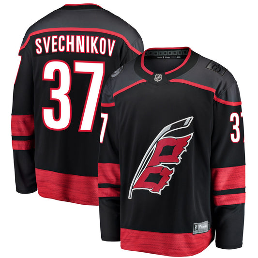 Andrei Svechnikov Carolina Hurricanes Fanatics Branded Alternate Premier Breakaway Player Jersey - Black