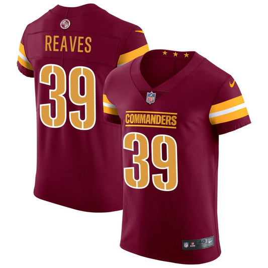 Jeremy Reaves Washington Commanders Nike Vapor Untouchable Elite Jersey - Burgundy